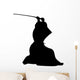 Samurai Ninja Silhouette Wall Decal