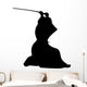 Samurai Ninja Silhouette Wall Decal