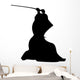 Samurai Ninja Silhouette Wall Decal
