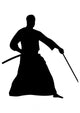 Samurai Silhouette Wall Decal