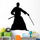Samurai Silhouette Wall Decal