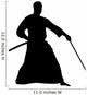 Samurai Silhouette Wall Decal