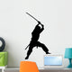 Martial Arts Silhouette Wall Decal
