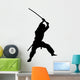 Martial Arts Silhouette Wall Decal