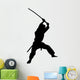 Martial Arts Silhouette Wall Decal