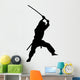 Martial Arts Silhouette Wall Decal