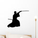 Samurai Silhouette Wall Decal