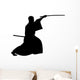 Samurai Silhouette Wall Decal