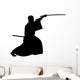 Samurai Silhouette Wall Decal