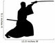 Samurai Silhouette Wall Decal