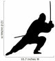 Ninja Silhouette Wall Decal