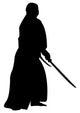 Samurai Silhouette Wall Decal