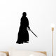 Samurai Silhouette Wall Decal