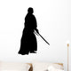 Samurai Silhouette Wall Decal