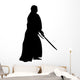 Samurai Silhouette Wall Decal