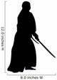 Samurai Silhouette Wall Decal