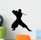 Martial Artist with Katana Wall Decal