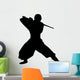 Martial Artist with Katana Wall Decal