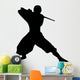 Martial Artist with Katana Wall Decal