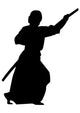 Samurai Silhouette Wall Decal