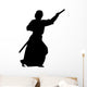 Samurai Silhouette Wall Decal