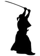 Samurai Silhouette Wall Decal