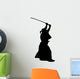 Samurai Silhouette Wall Decal