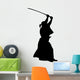 Samurai Silhouette Wall Decal