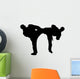 Sparring Karate Wall Decal