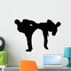 Sparring Karate Wall Decal