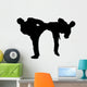 Sparring Karate Wall Decal