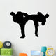 Sparring Karate Wall Decal