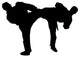 Sparring Karate Wall Decal