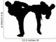 Sparring Karate Wall Decal