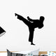 Karate Silhouette Wall Decal