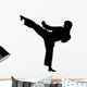 Karate Silhouette Wall Decal