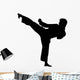 Karate Silhouette Wall Decal