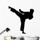 Karate Silhouette Wall Decal