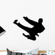 Karate Silhouette Wall Decal