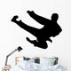 Karate Silhouette Wall Decal