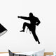 Karate Silhouette Wall Decal
