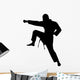 Karate Silhouette Wall Decal