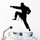 Karate Silhouette Wall Decal