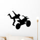 Stuntman Jumping Motocross Wall Decal