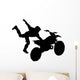 Stuntman Jumping Motocross Wall Decal