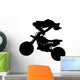 Stuntman Jump Flip Motocross Wall Decal