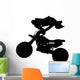 Stuntman Jump Flip Motocross Wall Decal