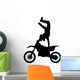 Stuntman Jumping Handstand Motocross Wall Decal