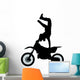 Stuntman Jumping Handstand Motocross Wall Decal