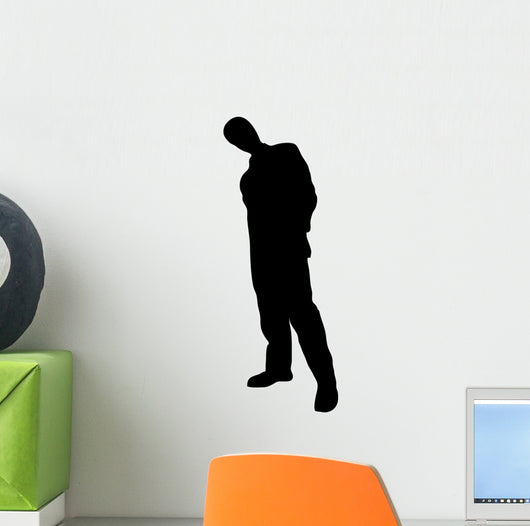 Cool Businessman Silhouette Wall Decal